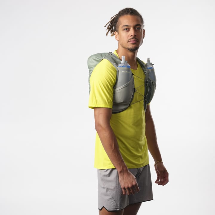 Salomon ACTIVE SKIN 8 ダークグリーン xs SALOMON/サロモン ACTIVE SKIN 8 SET/アクティブ スキン8 セット